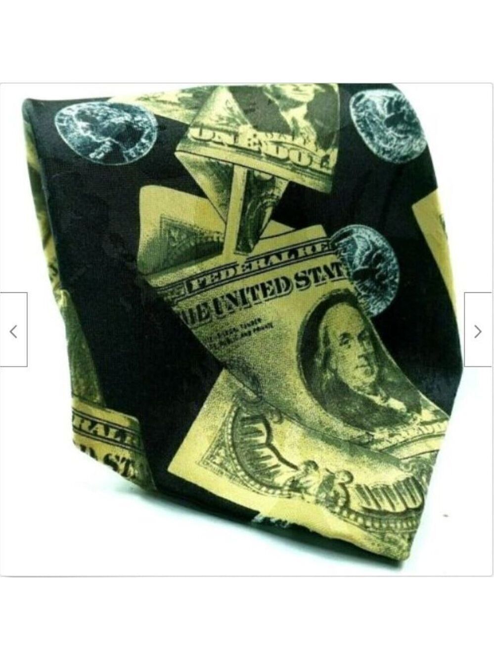 Money Currency Bills Coins Franklin George Tie